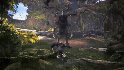 Monster In Jungle GIF