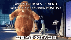 Monster Inc 2319 When Your Best Friend Positive GIF