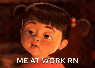 Monster Inc Character Saying Me Right Now GIF