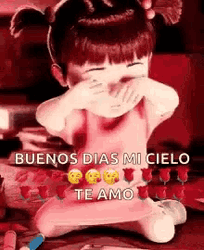 Monster Inc. Sleepy Boo Buenos Dias Amor GIF