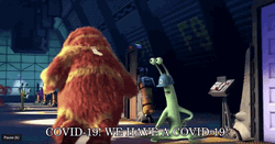 Monster Incorporated Covid Positive GIF