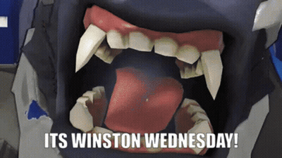 Monster Mouth Saying Its Winston Wednesday GIF