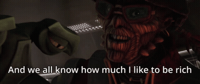 Monster Saying And We All Know How Much I Like To Be Rich GIF