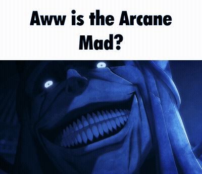 Monster Saying Aww Is The Arcane Mad GIF