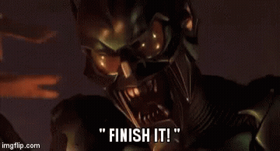 Monster Saying Finish It GIF