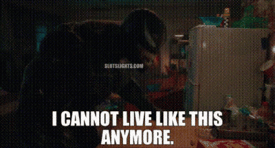 Monster Saying I Cannot Live Like This Anymore GIF
