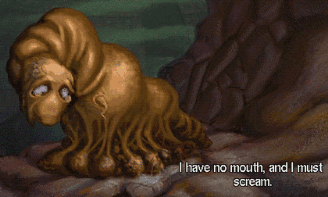 Monster Saying I Have No Mouth And I Must Scream GIF