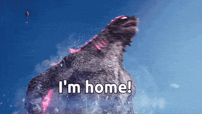 Monster Saying I'm Home GIF