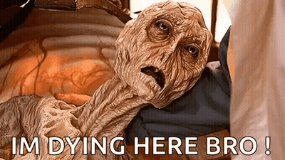 Monster Saying Im Dying Here Bro GIF
