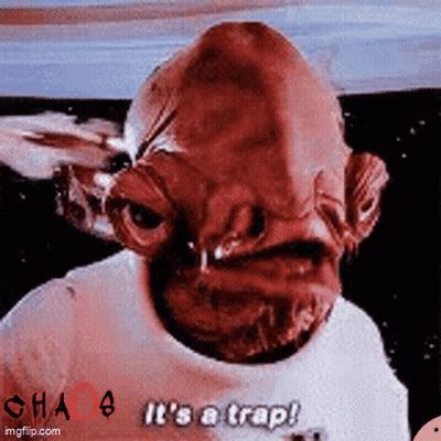 Monster Saying It's A Trap GIF