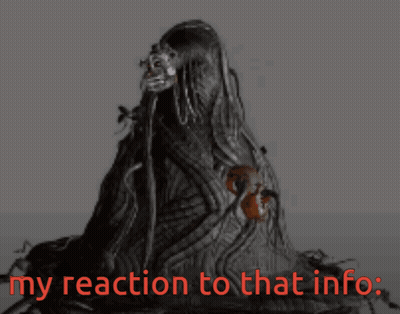 Monster Saying My Reaction To That Info GIF