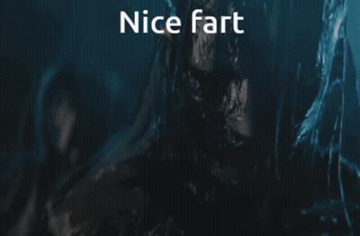 Monster Saying Nice Fart GIF