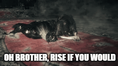 Monster Saying Oh Brother Rise If You Would GIF