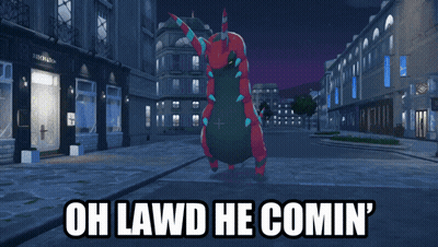 Monster Saying Oh Lawd He Comin GIF