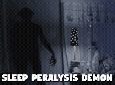 Monster Silhouette In Dark Room Sleep Peralysis Demon GIF