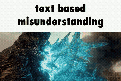 Monster Text Based Misunderstanding GIF