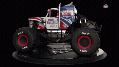 Monster Truck Saying Lucas Stabilizer GIF