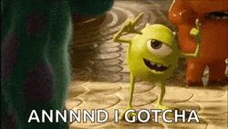 Monster University Cute I Gotcha GIF