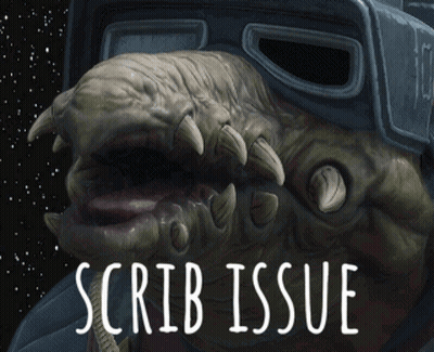 Monster Wearing Helmet and Goggles With Clock on Chest
