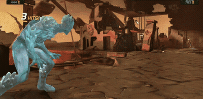 Monster With 3 Hits In Video Game GIF