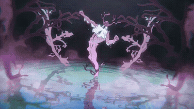 Monster With Antlers Standing In Water GIF