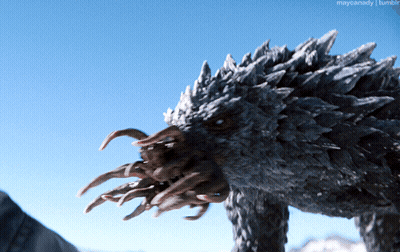 Monster With Blue Sky Background Maycanady Tumblr GIF