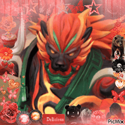 Monster With Delicious Sign GIF