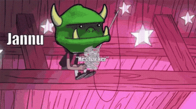 Monster With Jannu Written On It GIF