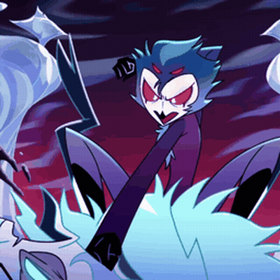 Monster With Letter L On Face GIF