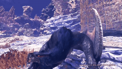 Monster With Long Tail GIF
