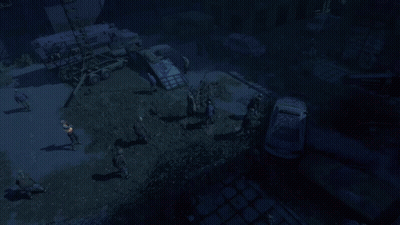 Monster With Many Arms And Glowing Back GIF