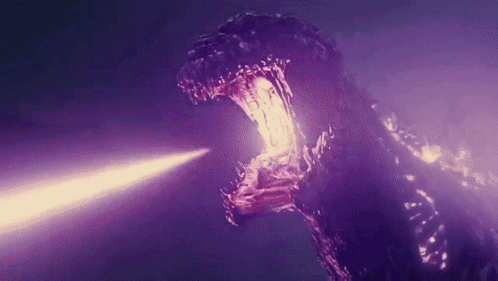 Monster With Purple Light Mouth GIF