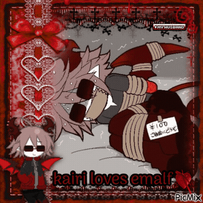 Monster With Text Kairi Loves Email GIF
