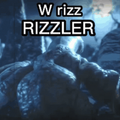 Monster With W Rizz Rizzler GIF