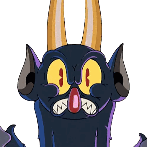Monster With Yellow Eyes Sticker