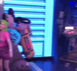 Monsters Inc James Posing GIF