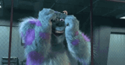 Monsters Inc James Sullivan Falls Down GIF
