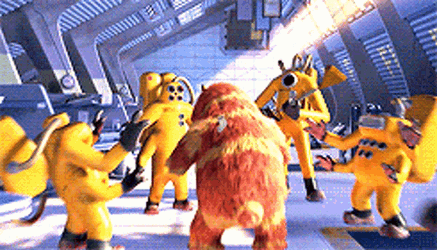 Monsters Lnc Breach Containment And Cushelle GIF