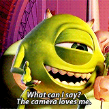 Monsters University Mike Wazowski Camera Phone Call GIF