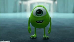 Monsters University Mike Wazowski Freeze Amazed GIF