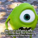 Monsters University Mike Wazowski It's Against The Rules GIF