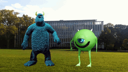 Monsters University Mike Wazowski Sulley Dance GIF