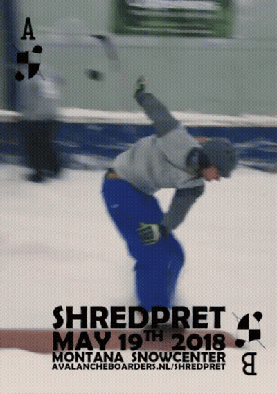 Montana Snow Center Shred Pret Advertisement GIF