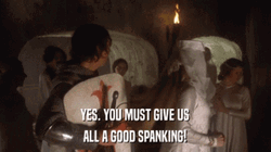 Monty Python A Good Spanking Run Away GIF