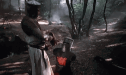 Monty Python Black Knight Draw Fight GIF