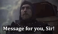 Monty Python Run Away Message For You GIF