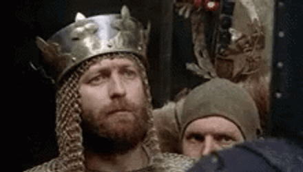 Monty Python Run Away You Make Me Sad GIF