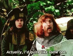 Monty Python Sir Robin Some Tea GIF