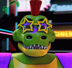 Monty The Gator Eyebrow Raise Security Breach GIF