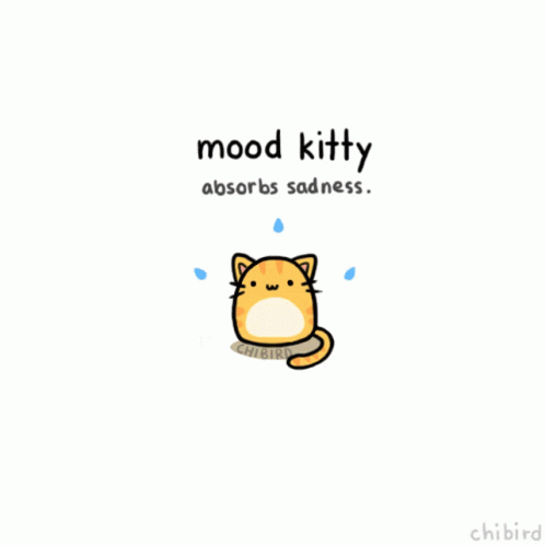 Mood Kitty Radiates Happiness GIF